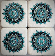 Load image into Gallery viewer, Santorini marble Blue 3"
