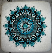 Load image into Gallery viewer, Santorini marble Blue 3"
