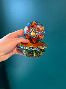Bowl with Lid by Mustofa Art Multiple Options Available