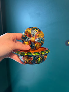 Bowl with Lid by Mustofa Art Multiple Options Available