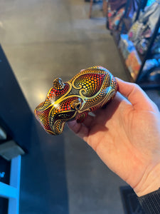 House Hippo Hand Carved and Painted By Mustofa Art