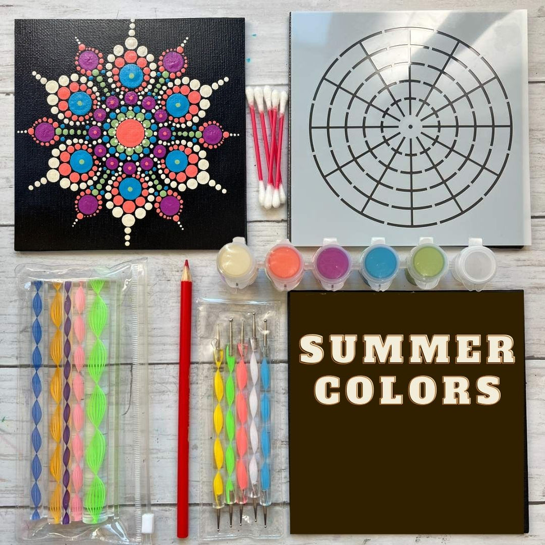 Summer Beginners Dotting Tool Kit by The Dot Shop Gallery - Summer Colors