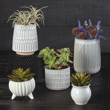 Load image into Gallery viewer, Matt Dot Cream Planter
