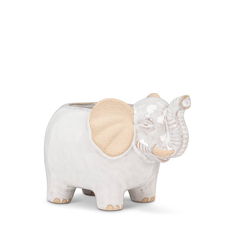 Sm Elephant Planter-5