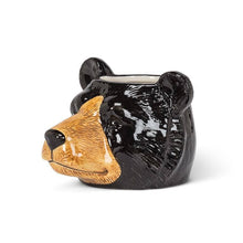 Load image into Gallery viewer, Small Black Bear Planter-2.5&quot;H
