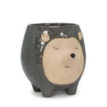 Load image into Gallery viewer, Tall Gry Hedgehog Planter-5&quot;H

