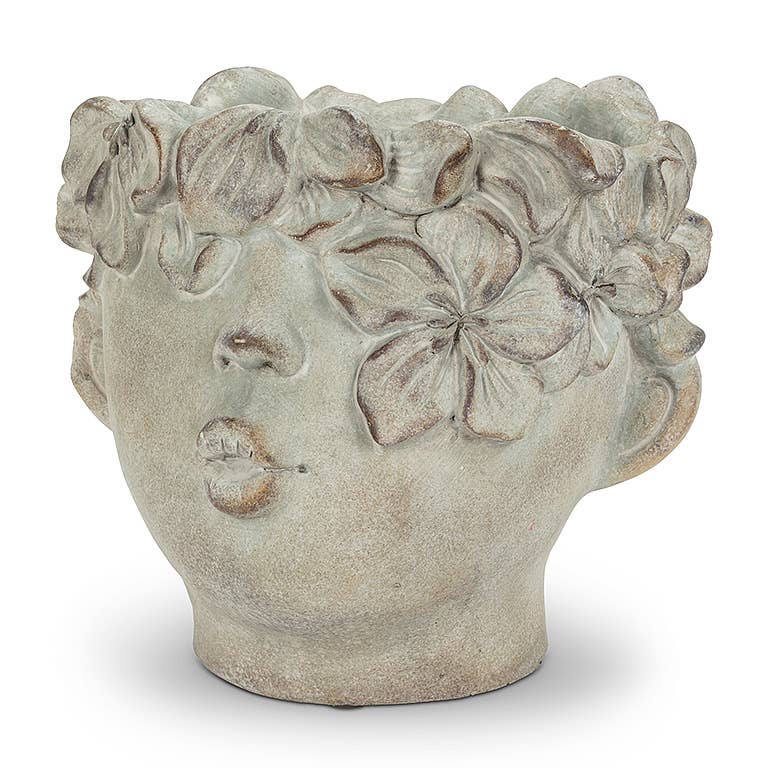Lg Kissing Face Planter-11