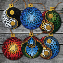 Load image into Gallery viewer, Mustofa's Round Christmas Ornament Collection Multiple Options
