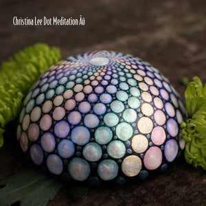 Iridescent Sacred Mandala by Christina Lee